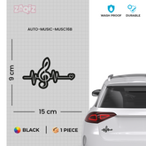 Creative Music Design Sticker for Laptops